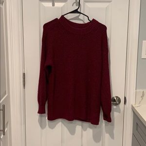 Comfy red sweater